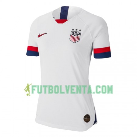 Camiseta de fútbol Estados Unidos 1ª equipación Copa Mundial Femenina 2019 Camiseta de fútbol Estados Unidos 1ª equipación Copa Mundial Femenina 2019